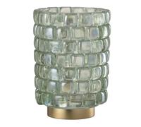 Photophore Mosaïque en Verre Harlan 20cm Transparent