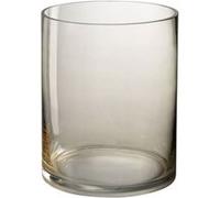 Photophore Rond Design Verre "Wils" 25cm Beige Beige G