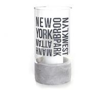 Photophore Verre New York Transparent