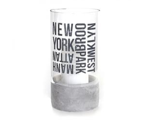 Photophore Verre New York Transparent