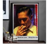 PHVRLG Poster Du Film In The Mood For Love Tableau Sur Toile Décoration Intérieure 50 * 70 Cm Sans Cadre