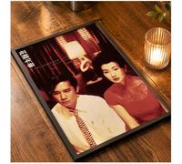 PHVRLG Poster Du Film In The Mood For Love Tableau Sur Toile Décoration Intérieure 50 * 70 Cm Sans Cadre