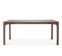 PI Table Chêne Rectangulaire Teck brun foncé Ethnicraft Lx180 cm - 5404023618344