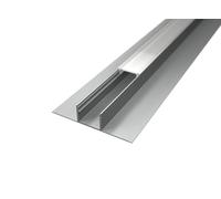 Pianeta Led Profilé en aluminium de 2 m encastrable pour plaques de plâtre pour bande à LED, couverture mate (BETA1TF)