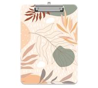Piasoenc Porte-bloc en plastique, joli tableau à clip décoratif, 22,9 x 31,8 cm, A4 standard pour infirmières, étudiants, bureau, feuille