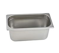 Piazza 220415 Bassine GN 1/3 en acier inoxydable, 32,5 cm de longueur, 17,5 cm de largeur, 15 cm de hauteur