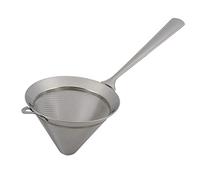 PIAZZA - Passoire en acier inoxydable conique 14 cm - Tamis de cuisine à cône liquides et aliments (pressés, smoothies, sauces, crèmes, farine, pâtes, riz) Ajoutez-le à votre ensemble d'ustensiles de