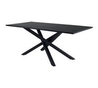 Piazza Table à manger 90x180cm, noir.