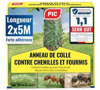 PIC Bande Glue Arbre Fruitier 10 mètres - Glu Arboricole Anti Fourmis