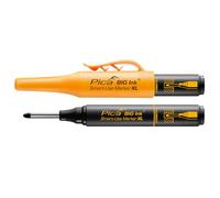 Pica BIG Ink Marqueur de perçage profond XL 170/46 I Marquages intenses | Pour surfaces lisses et sèches I grand réservoir d'encre XL I utilisation à une main I très robuste