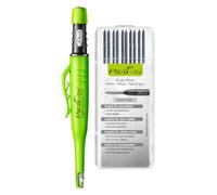 Pica-Dry Bundle 30403 | Marqueur automatique de trous profonds 3030 Longlife | Taille-mine et clip | Set de mines 4030 (10 graphite 2B) | Rechargeable, protégé contre poussière et humidité