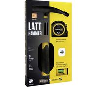 PICARD X STABILA Box Marteau de lattage 620M + Mètre ruban de poche BM300 5m + Mini niveau à bulle Pocket PRO