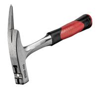 PICARD Marteau de charpentier entièrement en acier, n° 590, striée | Marteau arrache clou forgé en acier spécial | Outil professionnel robuste, équilibré et durable pour couvreurs et charpentiers
