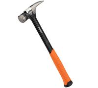 PICARD marteau de charpentier lisse AluTec®, no. 1095 | Marteau arrache-clou professionnel | Léger & puissant | Ergonomique & anti-vibrations | Hammer hybride aluminium & acier forgé