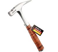 PICARD Marteau de charpentier no. 790 striée | Modèle arrache clou tout acier avec porte-clou magnétique | Marteau couvreur professionnel avec poignée cuir ergonomique | Équilibré et durable