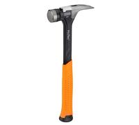 PICARD marteau de charpentier strié AluTec®, no. 1095 | Léger & puissant | Marteau arrache-clou professionnel | Ergonomique & anti-vibrations | Hammer hybride aluminium & acier forgé