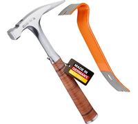 PICARD marteau de charpentier, surface striée, no. 790 ½ | Sticker | Hammer | Pied-de-biche BlackGiant® | Marteau charpentier professionnel 800 g | Tout acier | Magnet porte-clou | Avec arrache clou