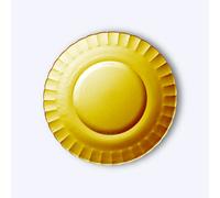 Duralex Collection Le Picardie (Paris) - Assiette (Assiette Plate 23 cm, Vermeil)