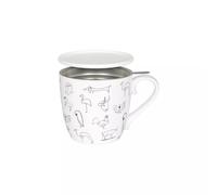 PICASSO ANIMAUX Coffret Tisanière en porcelaine Fine bone china