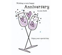 Piccadilly Carte d'anniversaire moderne Inscription Your Annivesary 17,8 x 12,7 cm