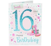 Piccadilly Greetings Carte d'anniversaire traditionnelle pour enfant 16 ans 20,3 x 15,2 cm