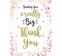 Piccadilly Greetings Grande carte de remerciement - A4 - 30,5 x 22,9 cm
