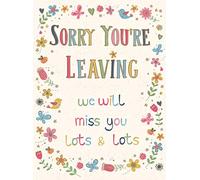 Piccadilly Greetings Grande carte traditionnelle de départ - 30,5 x 22,9 cm, A11471