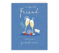 Piccadilly Greetings Group Ltd Koko Designs, K70060 Carte d'anniversaire contemporaine pour ami spécial 20,3 x 15,2 cm