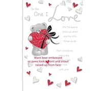 Piccadilly Greetings Jolie carte d'anniversaire « One I Love » - 25,4 x 17,8 cm, rouge