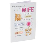 Piccadilly Greetings Jolie carte d'anniversaire pour femme - 22,9 x 15,2 cm