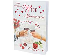 Piccadilly Greetings PG to My Very Special Wife Bears Grande carte de Saint-Valentin 25,4 x 17,8 cm