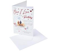 Piccadilly Greetings Piccadilly Greetings Carte d'anniversaire traditionnelle One I Love 22,9 x 15,2 cm