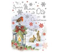 Piccadilly Greetings Regal Publishing C85193 Carte de Noël pour maman et papa 22,9 x 15,2 cm