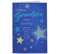 Piccadilly Greetings Regal Publishing Carte d'anniversaire moderne pour petit-fils 22,9 x 15,2 cm