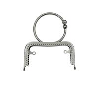 Piceioep Fermoir de multifonctionnel en forme de O de 12.5Cm, cadre de à la mode pour sacs et projets d ' accessoires élégants, cadre de en fer