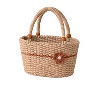 Piceioep Paniers tissés pour installation dans une zone de jeu pour ou en voyage mesurant un panier de rangement de bureau de 22 pouces de large
