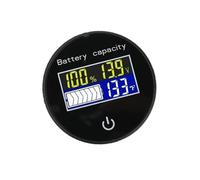 Piceioep Voltmètre de Batterie 10-100V, capacité, Compteur de Puissance, testeur de Batterie LiFePO4, Moniteur de température 12V 24V 36V 48V 96V, léger