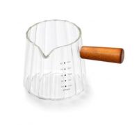 Pich à Lait en Verre Gradué, 180ml Transparent, 1 pc, bulles | Cotruction robuste, Pich pr boisso, Préparation café, Pr s