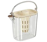 Pichet à boisson | Bouteille de grande capacité avec poignée - Pichet à jus avec couvercle - Pour la maison, la cuisine, le bureau, le camping, les fêtes, thé chaud/froid, café, lait, boissons