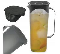 Pichet à boisson - Orion - PERLE - 1,8 L - Plastique - Noir avec couvercle