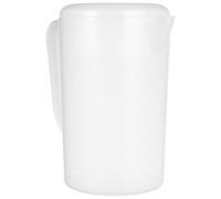 Pichet à Eau 2500ml en PP avec Poignée, Réfrigérateur | Marquage Gradué, Design Transparent, Mélange Direct des Boissons, Usage Maison et Fête, Blanc