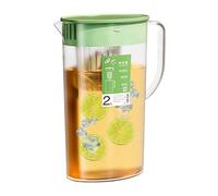 Pichet à eau avec infuseur à fruits | Bocal à boisson de 2 L avec couvercle et infuseur à fruits - Pichet à eau froide, bouilloire à thé glacé, distributeur de boissons pour eau chaude/froide,