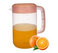 Pichet à eau Carafe à eau en plastique pichet 4L Carafe boisson boisson transparent pour la fabrication de boissons d'été