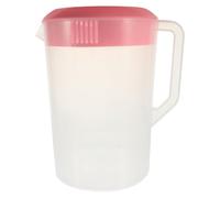 Pichet à Eau Gradué 5000ml en Plastique Alimentaire avec Couvercle | Grosse Capacité, Marquages de Mesure, Poignée Pratique, pour Eau et Bière, Service Buffet Familial Style Aléatoire