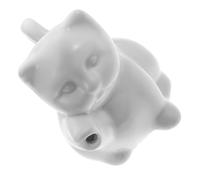 Pichet à Lait Animal en Céramique 50ml Blanc pour Café