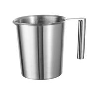 Pichet à Lait en Acier Inoxydable 1000ml Pichet Inox Pot à mousse de Lait Pichet à Café Tasse à mesurer avec marquages de Interne