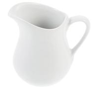 Pichet à Lait en Céramique 100ml, Bec en V, Poignée | Blanc, Versement Contrôlé, pour Confiture et Sirop, Service Restaurant, Thé, 1 Pièce