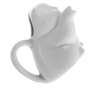 Pichet à Lait en Céramique 50ml Blanc, Modèle Animal pour Café