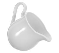 Pichet à Lait en Céramique Blanc 350ml pour Service Élégant | Versatile Serving Options, Précision de Versement, Usage Table Décor, Nettoyage Facile, pour Thé Cuisine