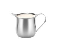 Pichet à lait - Pichet en acier inoxydable pour faire mousser le lait, outil de bar à café, verseuse à cappuccino, accessoire d'art latte pour cuisine, maintien sûr